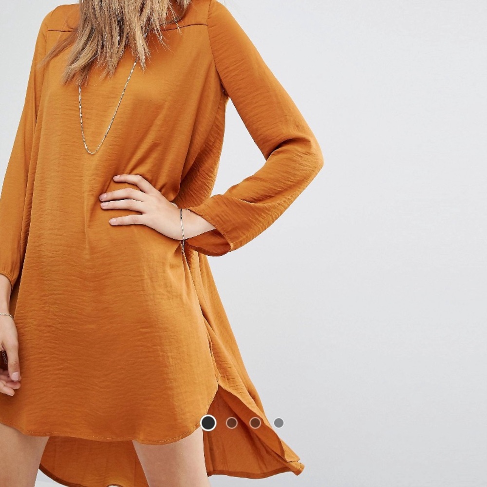 High-Low Dress, Orange, Villa Clothes brand, S